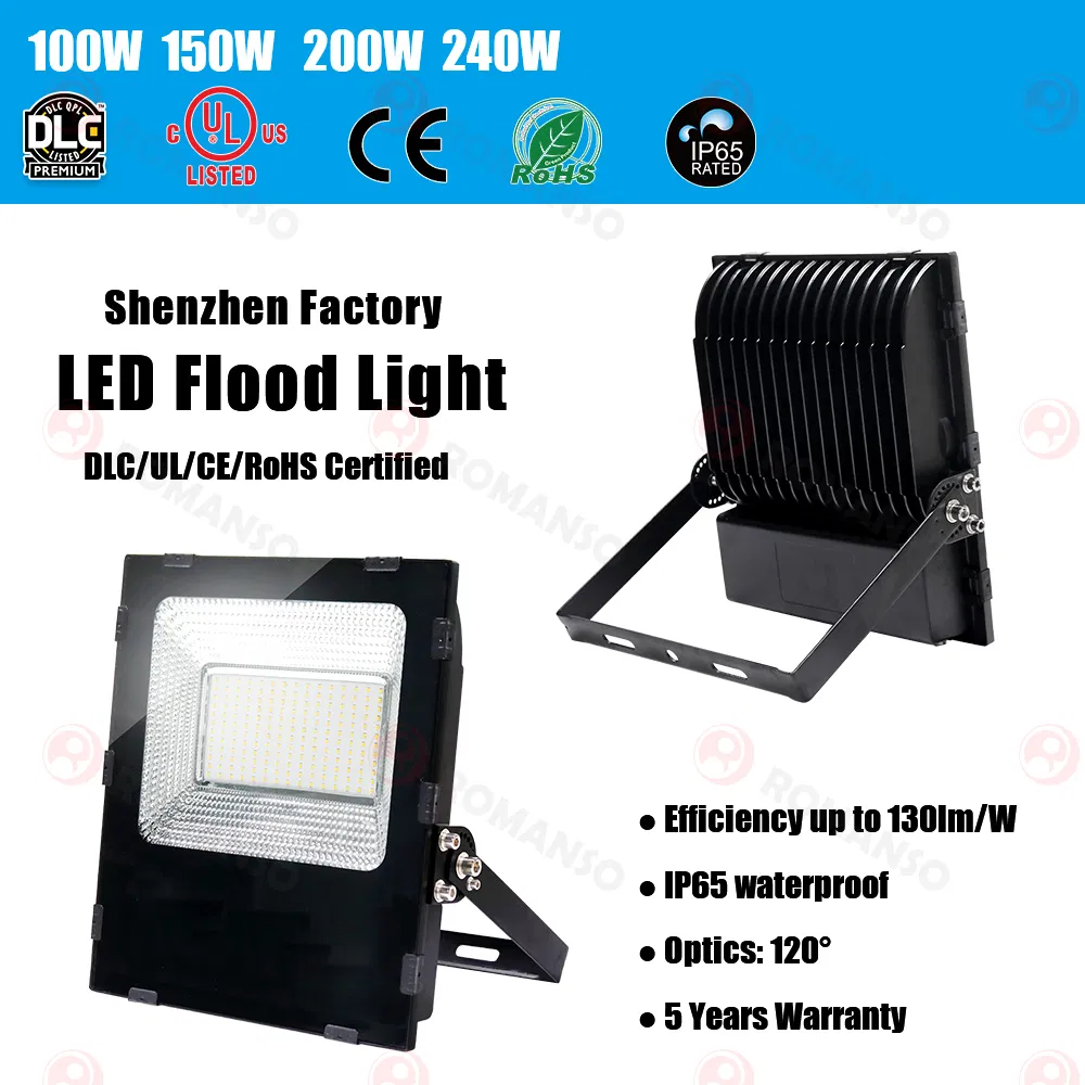 Newest Design 100W IP65 Waterproof LED Flood Light Outdoor LED Flood Lighting
