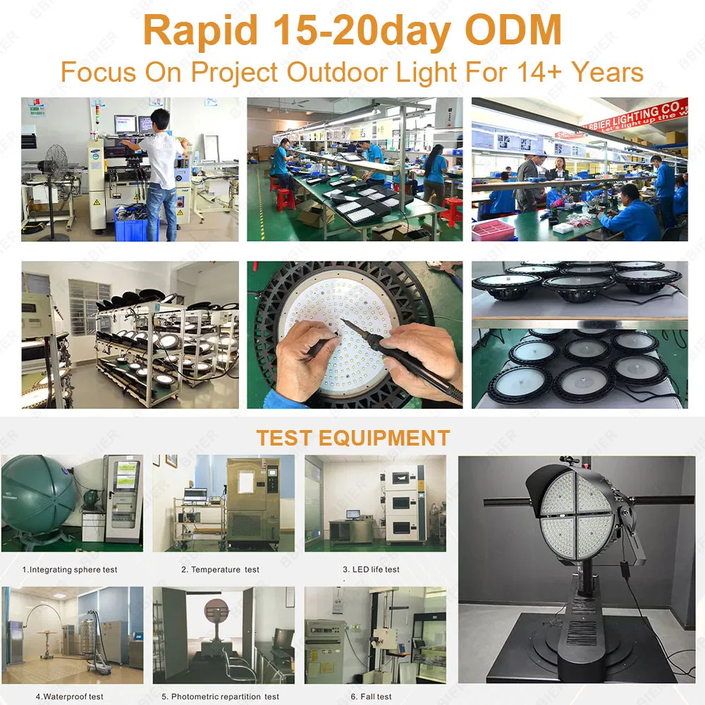 Good Quality 100W 150W AC220V Low Bay Lamp Lp66 3000K UFO LED High Bay Light for Ceiling Workshop Food Production