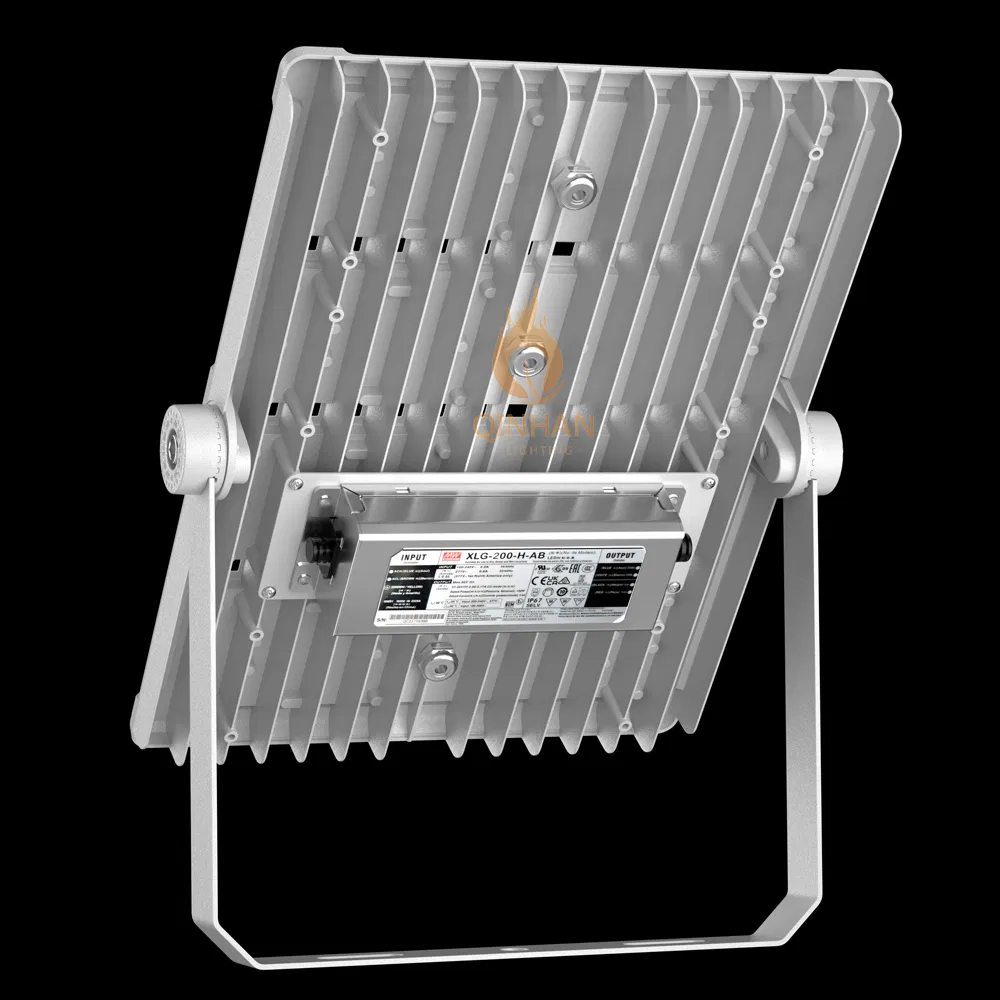 Inventronics Driver 0-10V Dimmable Outdoor IP65 200W LED Flood Light for Tunnel Lighting AC 90V 120V 230V 277V 305V Work Voltage