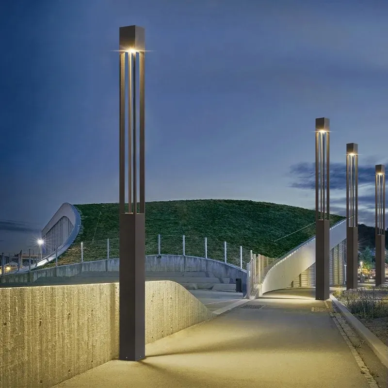 30W/50W 3m Waterproof IP65 Landscape Parking Post Courtyard Lamp Park Garden Lighting Street LED Pathway Pole Light