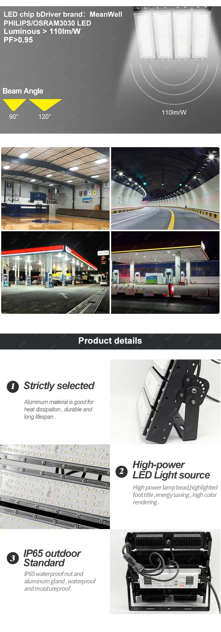 LED Tunnel Flood Light