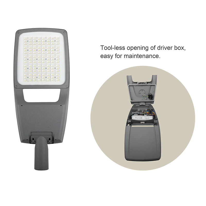 Factory Price High Brightness SMD Waterproof IP66 Aluminum 100W LED Street Light 50Hz 60Hz 50000h Equivalent Outdoor Parking Lot Light