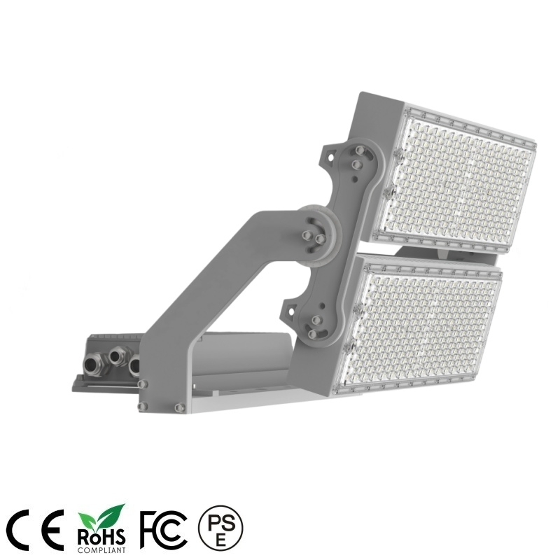 IP66 Ik10 CNAS Approval 800W 1200W Outdoor Area Light LED Stadium Flood Light 1000W