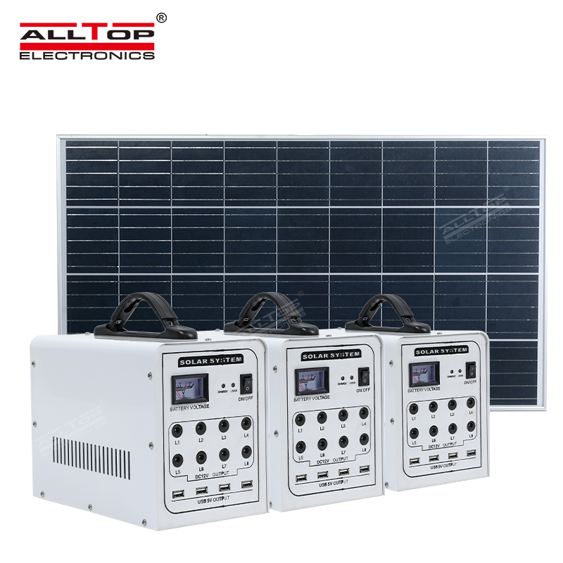 Factory Portable Solar Home Systeml Solar Panel Power Solar Energy System LED Indoor Solar Lighting System 20W 30W 50W Solar Light System