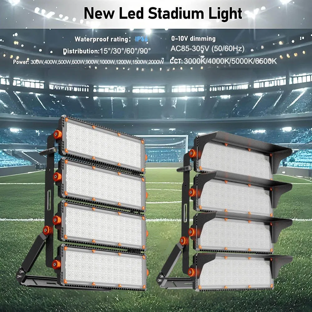 Football Field IP66 500 1000 1500 2000W Outdoor Spotlight Projecteur LED Floodlight Stadium Light