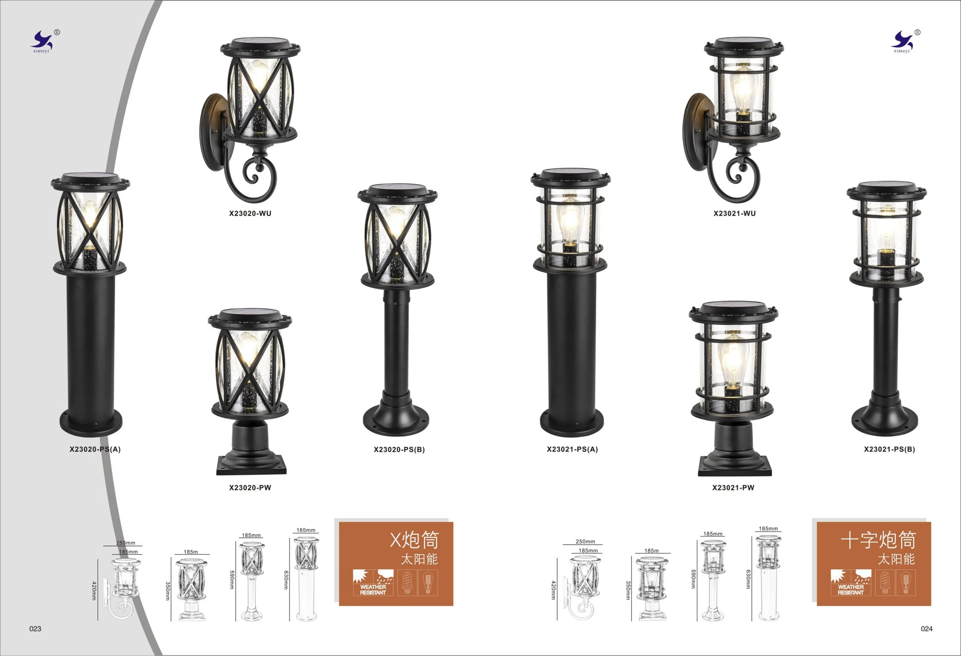 LED Outdoor Road Lamps and Garden Landscape Lighting