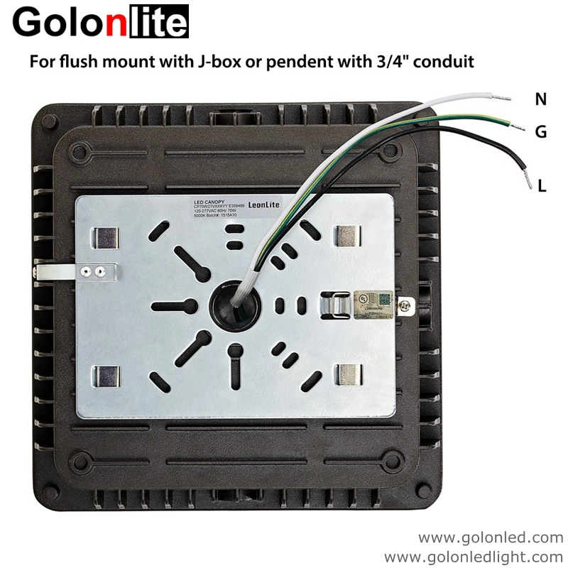 Ceiling Surface Flush Mount 75W 60W 45W LED Canopy Light
