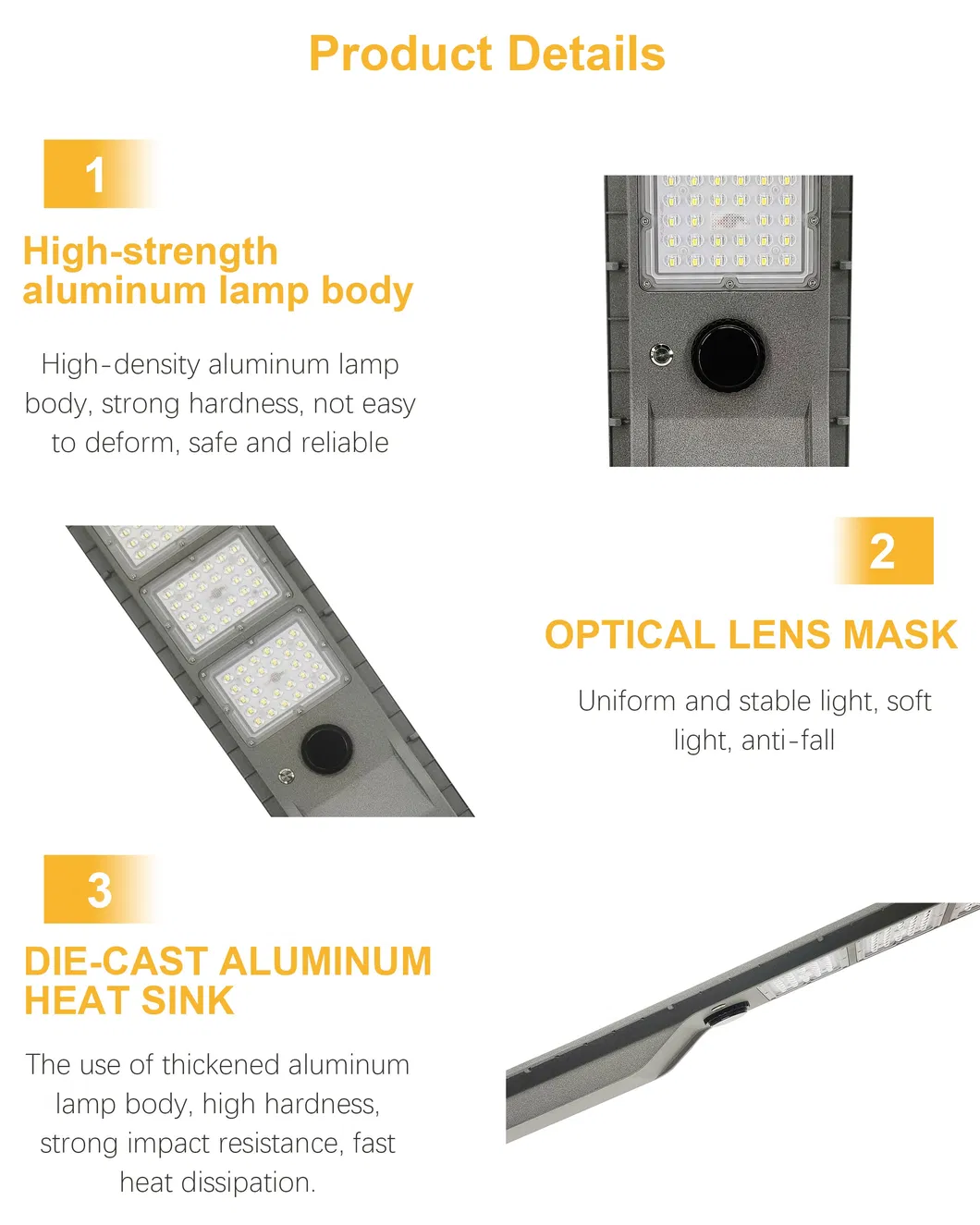 LED Street Light Component