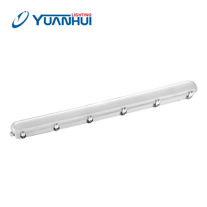 130lm/W IP65 Ik08 Linear Low Bay Tri-Proof LED Light, Waterproof Batten