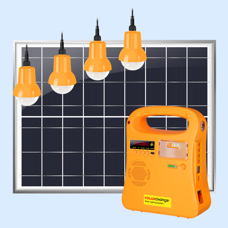 Chinese OEM Factory Verasol Certified Advanced Solar Lighting System with Built-in Torch and Radio for Reading, Camping Popular in Nigerian Country