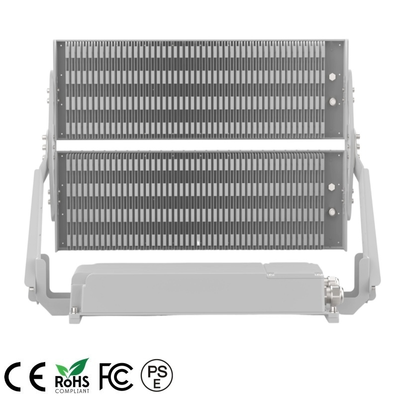 IP66 Ik10 CNAS Approval 800W 1200W Outdoor Area Light LED Stadium Flood Light 1000W