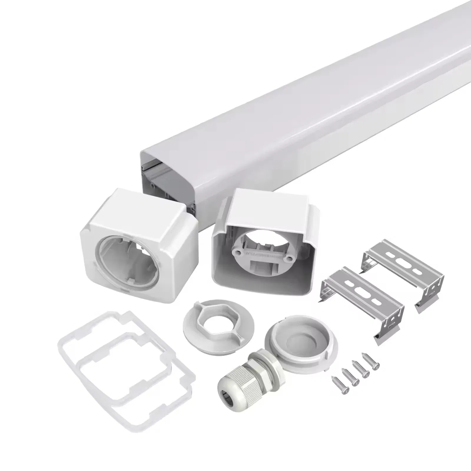 IP66 LED Light Fixture Waterproof Aluminum Batten Triproof Light for Warehouses Lighting