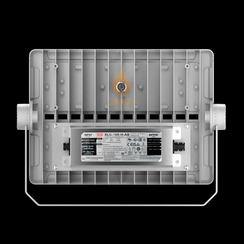 Inventronics Driver 0-10V Dimmable Outdoor IP65 200W LED Flood Light for Tunnel Lighting AC 90V 120V 230V 277V 305V Work Voltage