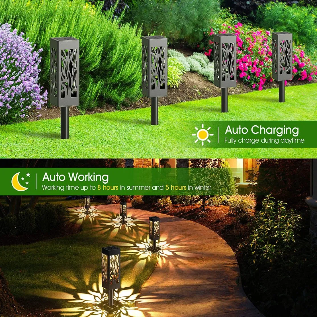 Outdoor Waterproof LED Solar Courtyard Lawn Pathway Light for Park Garden Landscape Decoration