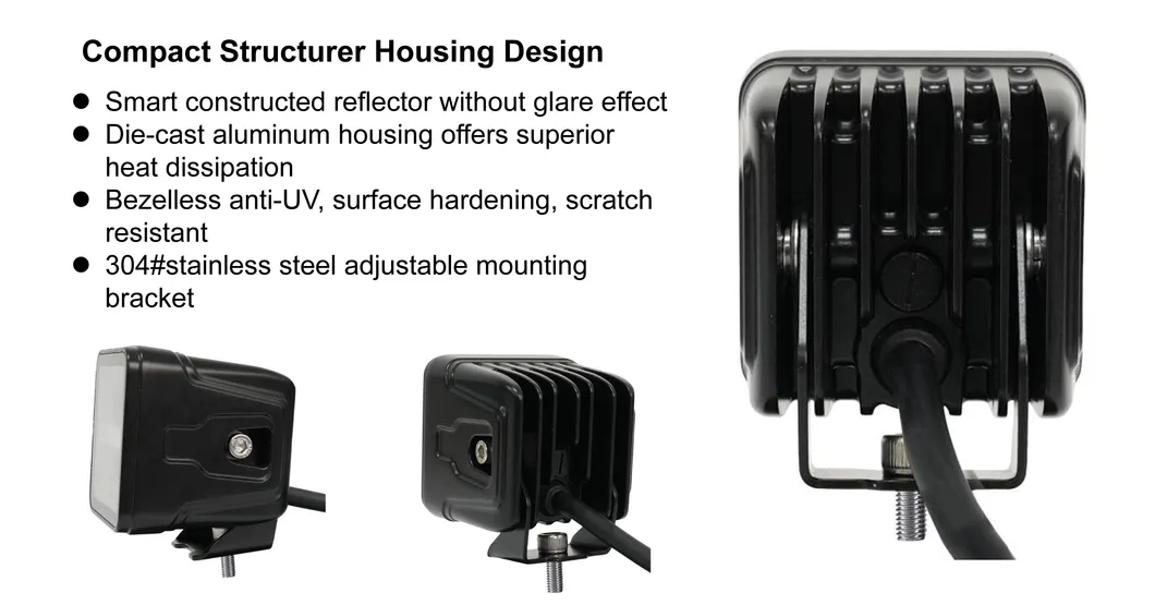 Bezel-Less LED Pods Light Detail 2