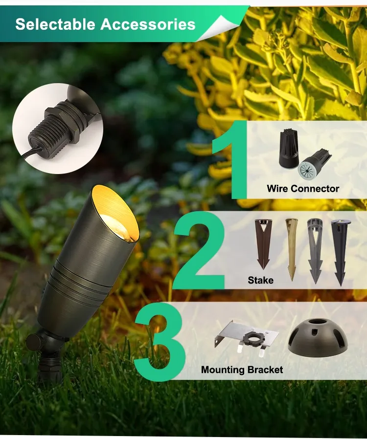 Low Voltage Brass Light