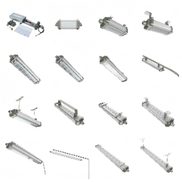 ATEX High Bay Low Bay LED Explosion Proof Strip Linear Lights 0.3m 0.6m 1.2m Anti Spark