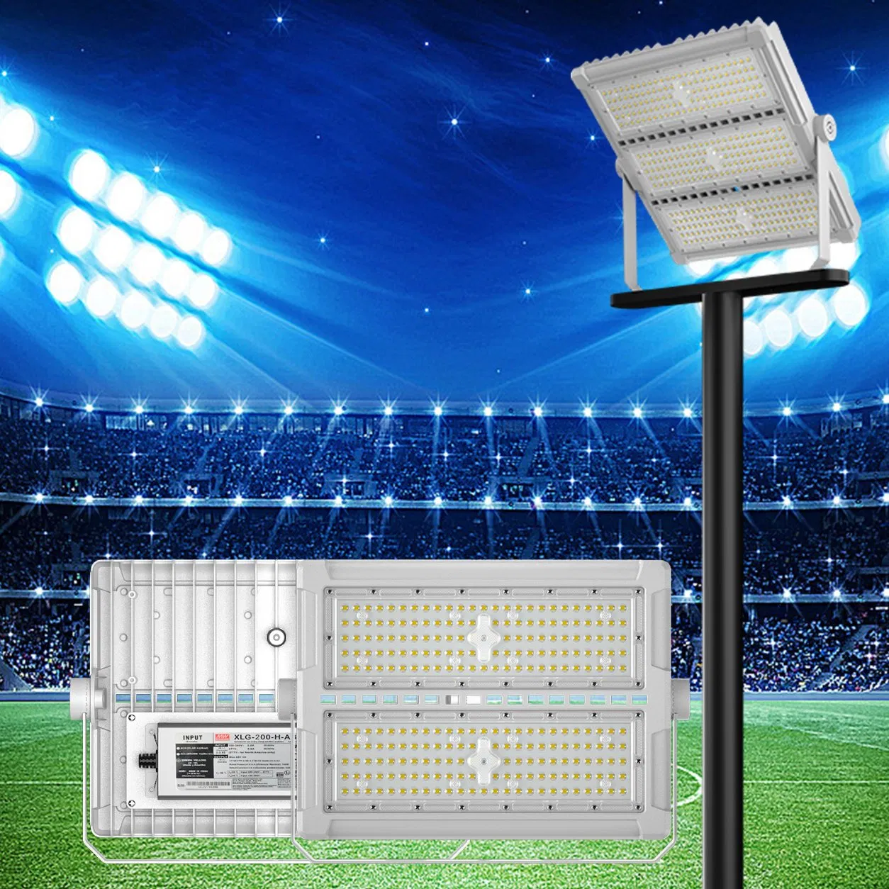 Hot Sale High Quality EMC AC85-277V 2000W LED Tunnel Light Tunnel Light 200W