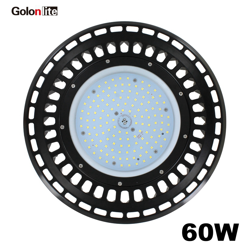 60W UFO LED Low Bay Light for Industrial Warehouse Indoor Lighting Application
