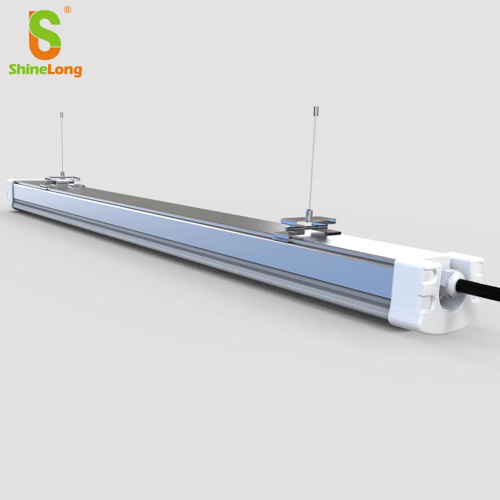UL IP66 Waterproof Parking Lot Basement Lighting 4FT LED Tri-Proof Tube Light IP65