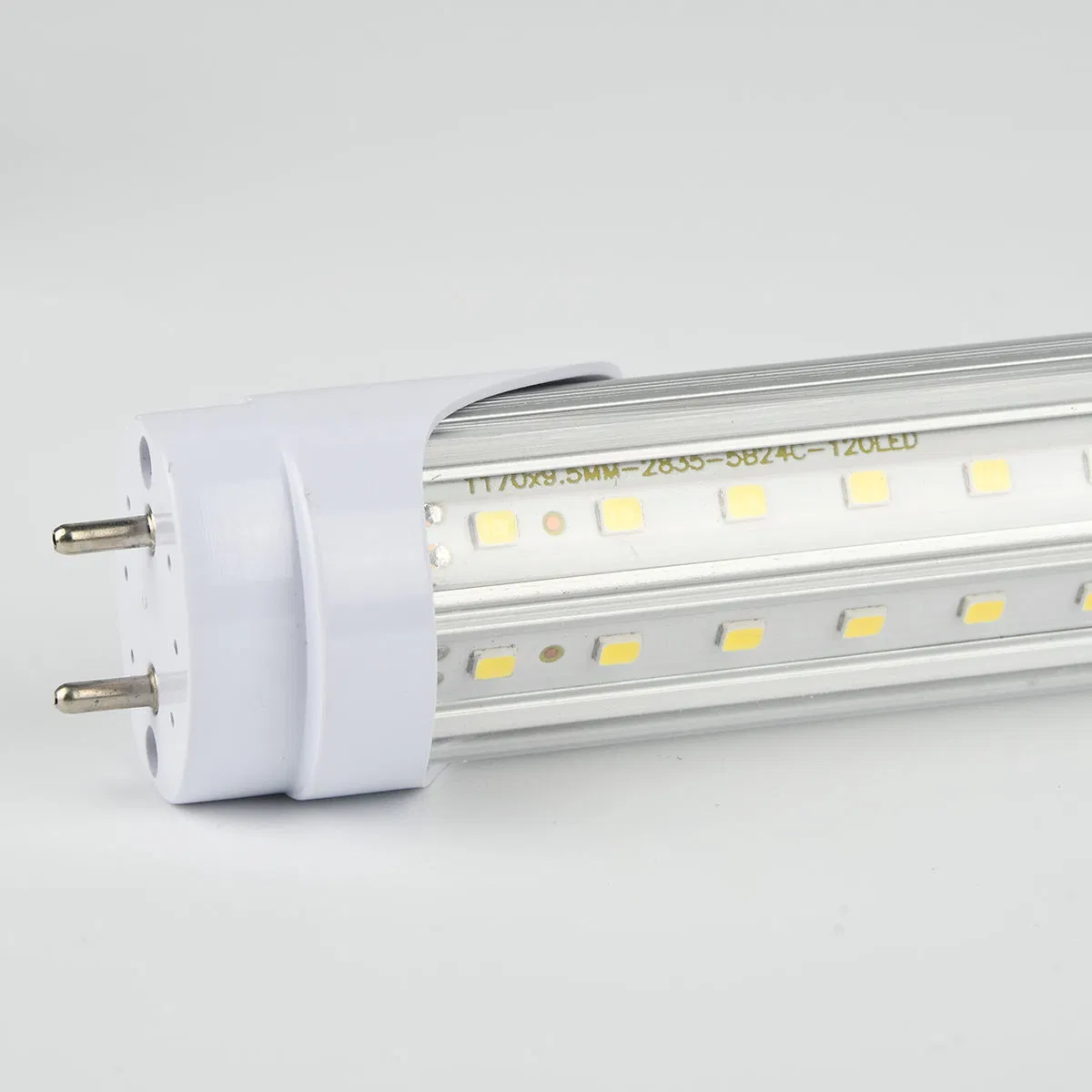 T8 V Shape LED Tube 5FT/6FT/8FT 120-200lm/W Aluminum Waterproof 5-Year Warranty for Office &amp; Industrial Warehouse Lighting