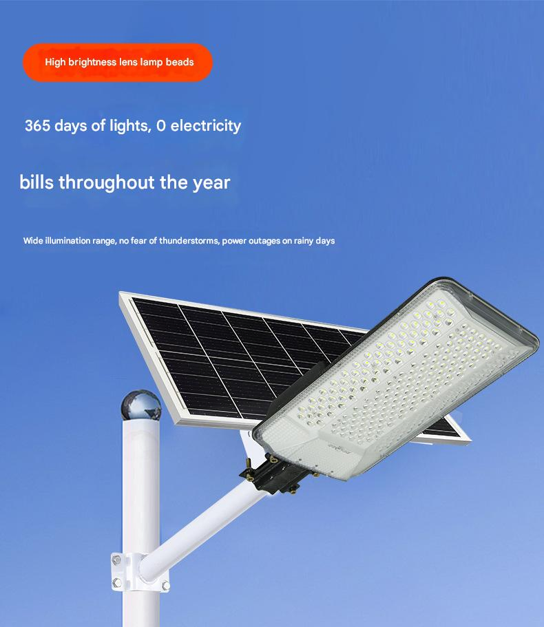 Solar Light LED Solar Street Light LED Solar Lamps for Large Warehouse Lighting Large Illumination Area 500W High Power 5000lm