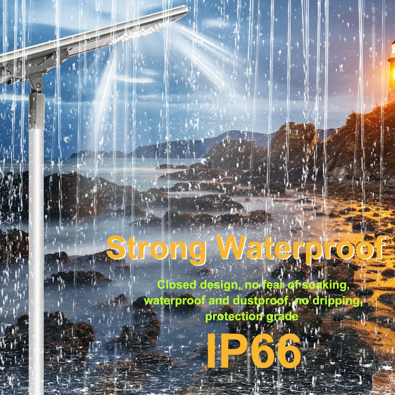 Waterproof IP66 LED Street Light for Outdoor Use