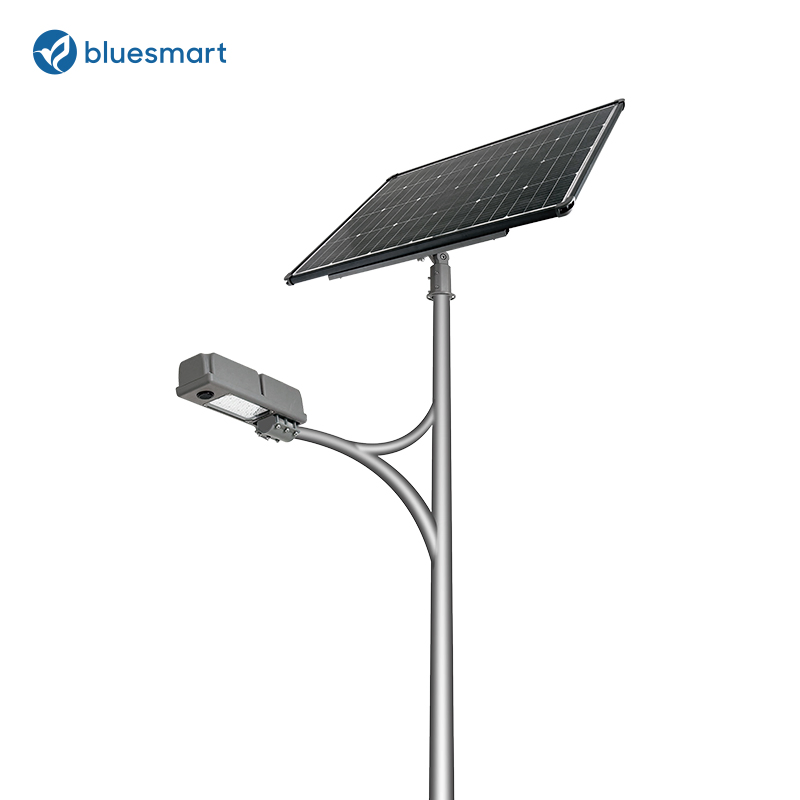 2025 80W LED Outdoor Integrated Solar Powered Security and Energy Saving Solar Street Lighting with Motion Sensor for Landscape Lanes and Gardens