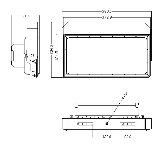 80m Znkj Carton + Foam LED Street Lamp Hybrid Stadium Lights with CQC