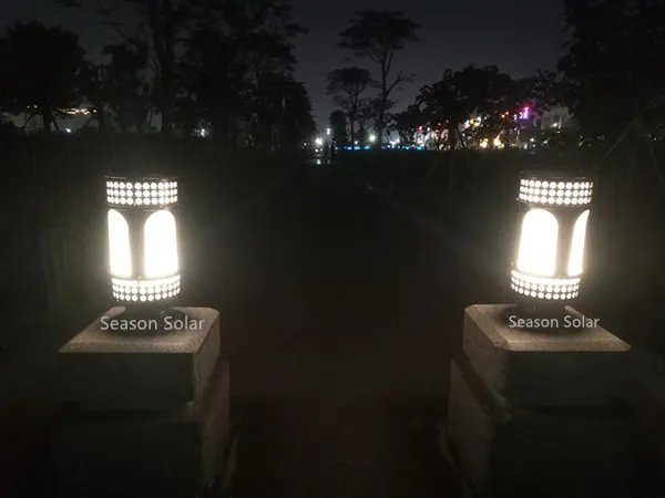 Solar Lawn Lighting Application