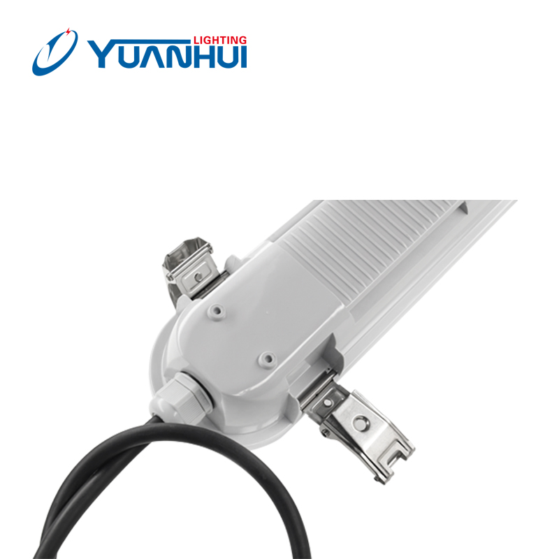 130lm/W IP65 Ik08 Linear Low Bay Tri-Proof LED Light, Waterproof Batten