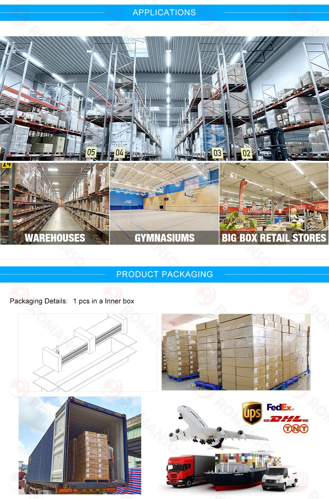 Warehouse Linear LED Detail 4