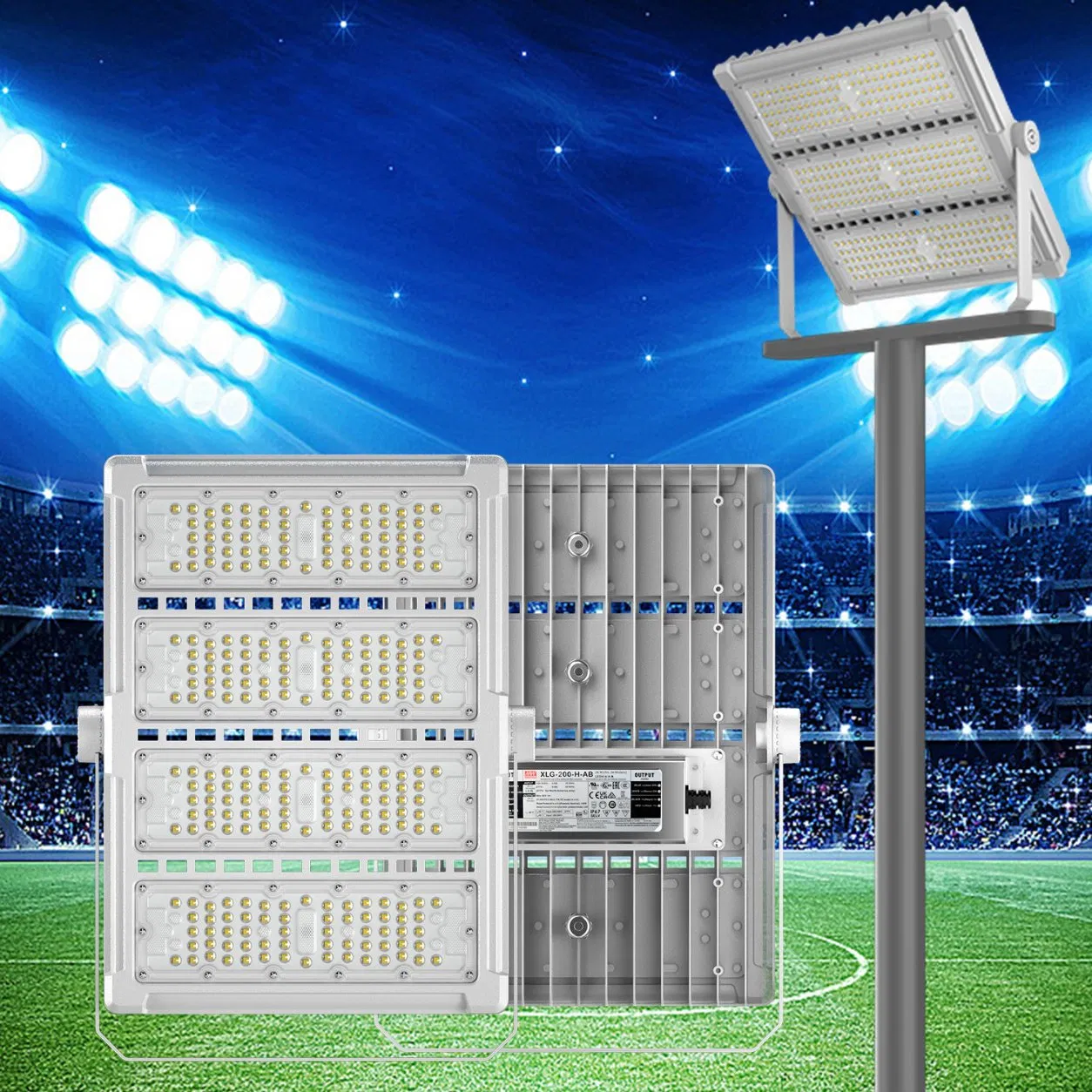 Hot Sale High Quality EMC AC85-277V 2000W LED Tunnel Light Tunnel Light 200W