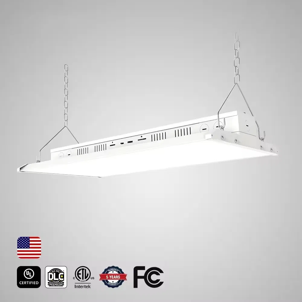 USA Stock 3CCT&3watt 2FT 4FT Canopy Warehouse LED Panel Linear High Bay Light