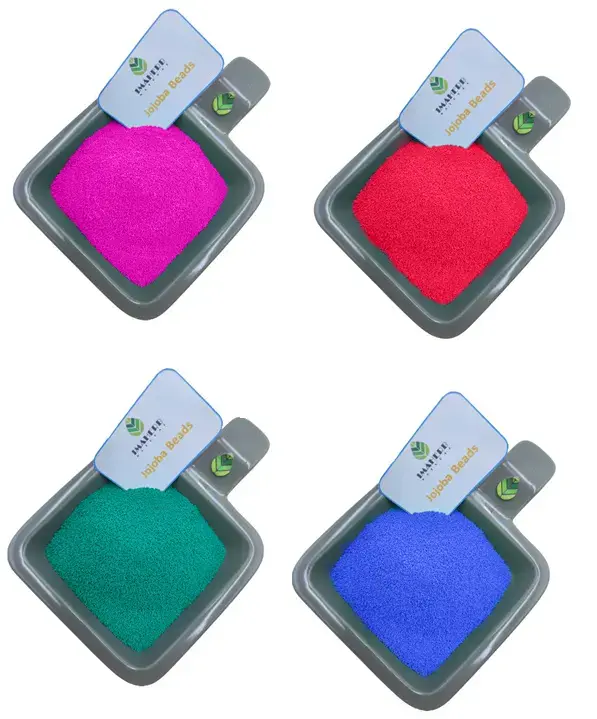 ODM Colourful Cosmetic Grade Jojoba Beads Manufacturer, Exporters