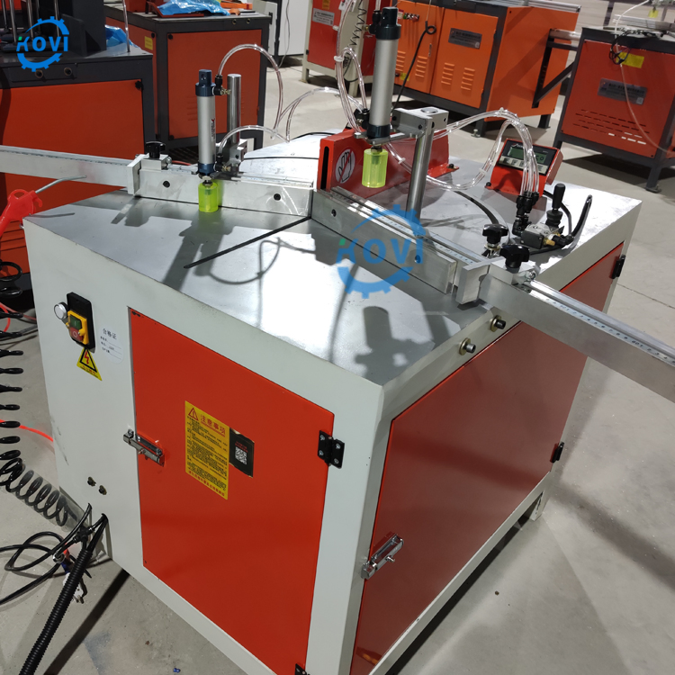 Aluminum Profile 45 and 90 Degree Any Angle Cutting Machine PVC Wood Aluminum Foil Roll Sheet Corner Cutting Machine Door Window Processing Saw Cutter Machine
