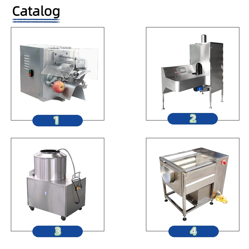 Compact Peeling and Cleaning Machine Fits Small Kitchen Corners