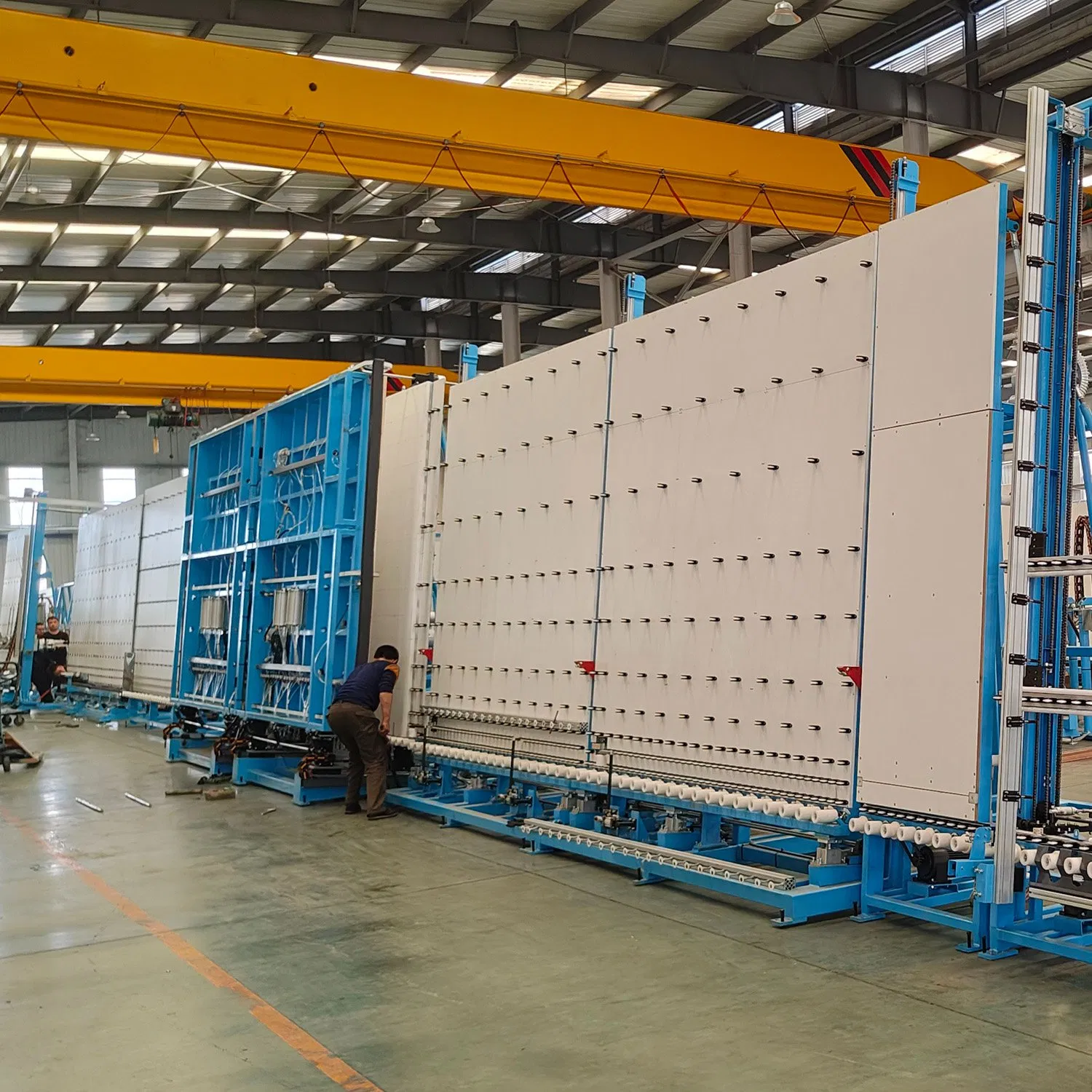 2026 Automatic Insulated Glass Double Beam Structure Anti-Pollution Processing Machinery