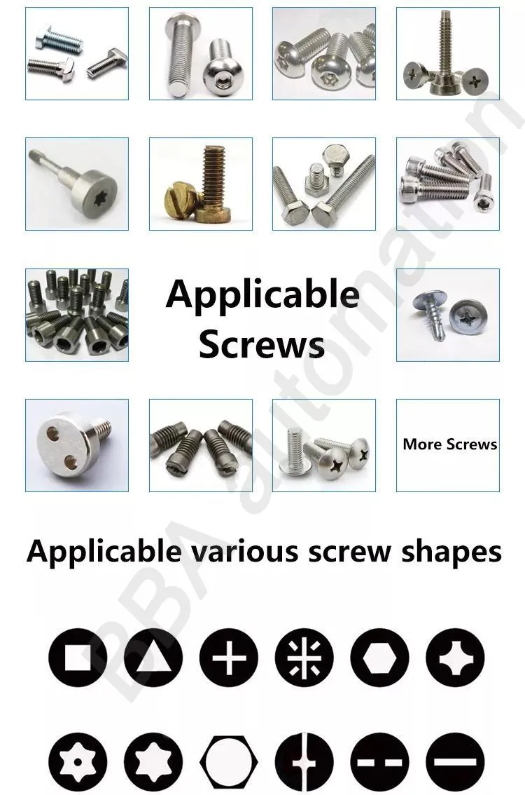 Applicable Screws