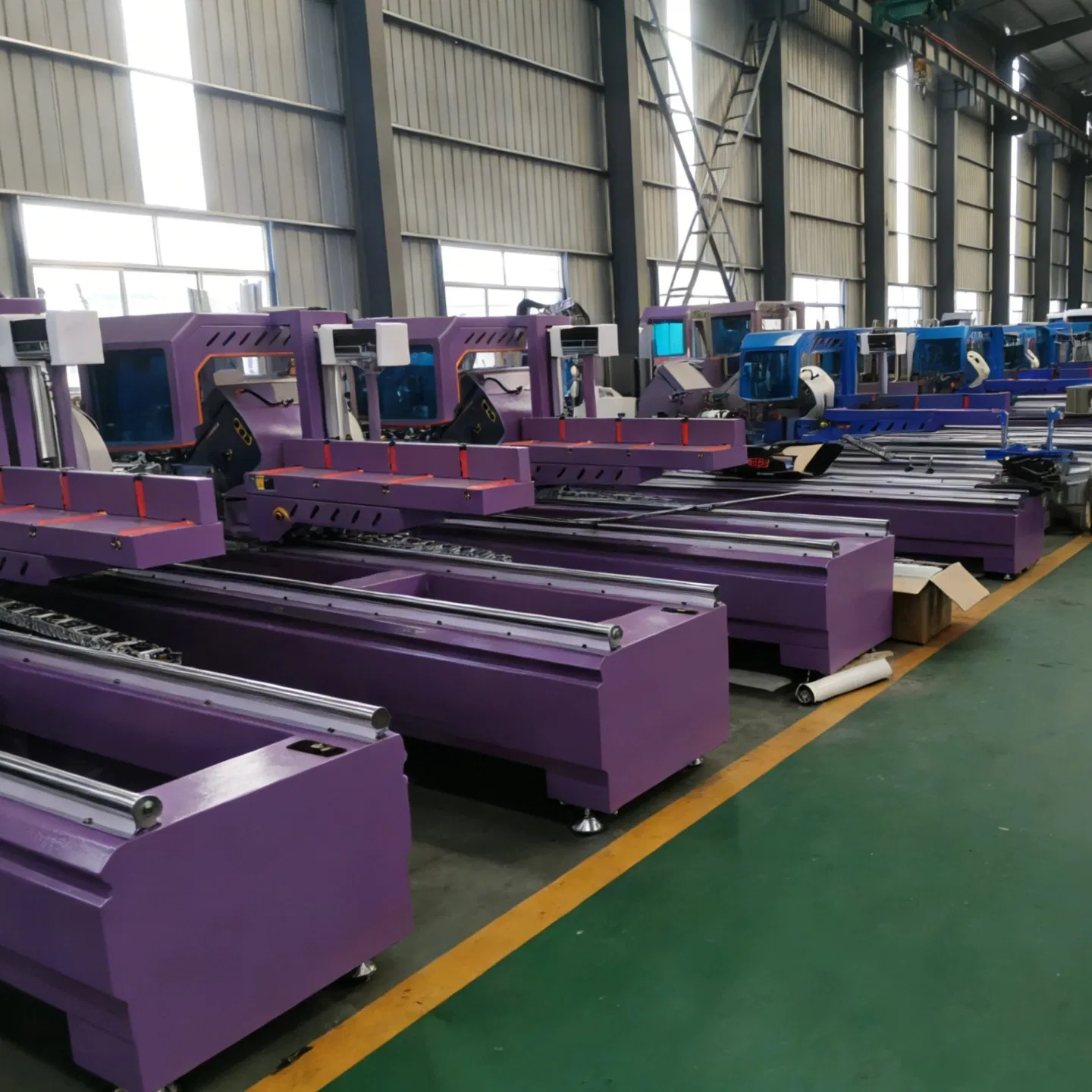 Digital Display Automatic UPVC Glass Bead Cutting Saw Machine