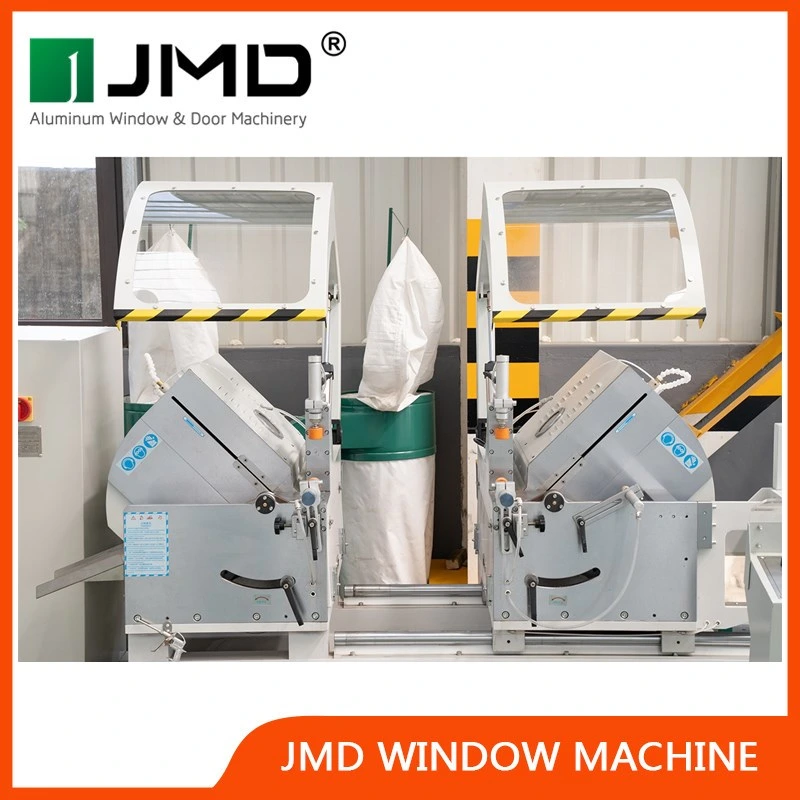 Jmd Aluminum Window Double Head Cutting Saw Machine/UPVC Double Head Welding Machine