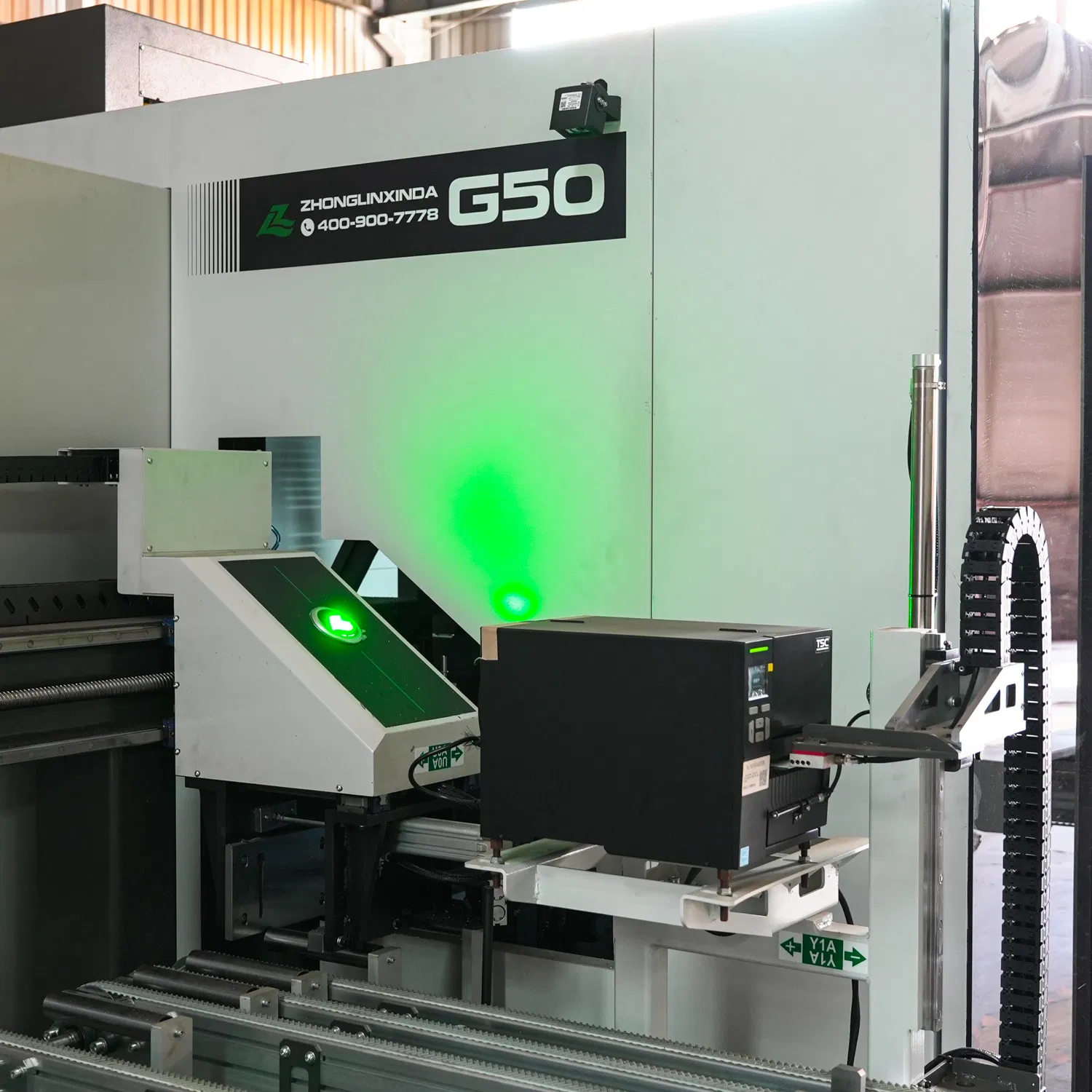 CNC Aluminum Machining Center Cutting 4-Side Milling &amp; Dual Laser Processing Profiles Saw Window Door PVC Cutter Fabrication Machine Template