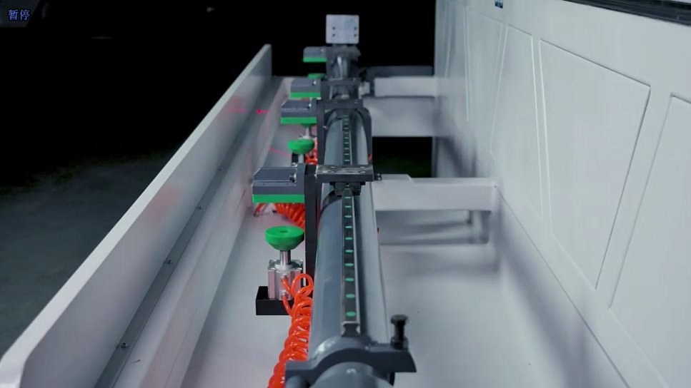 CNC Double Spindle Aluminum Profile Drilling Copy Milling Machine for Window Door Curtain Wall 3 Sides Rotary Workbench Miller for PVC Aluminum Alloy Template