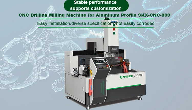 High-Speed Aluminum Profile CNC Drilling and Milling Machine