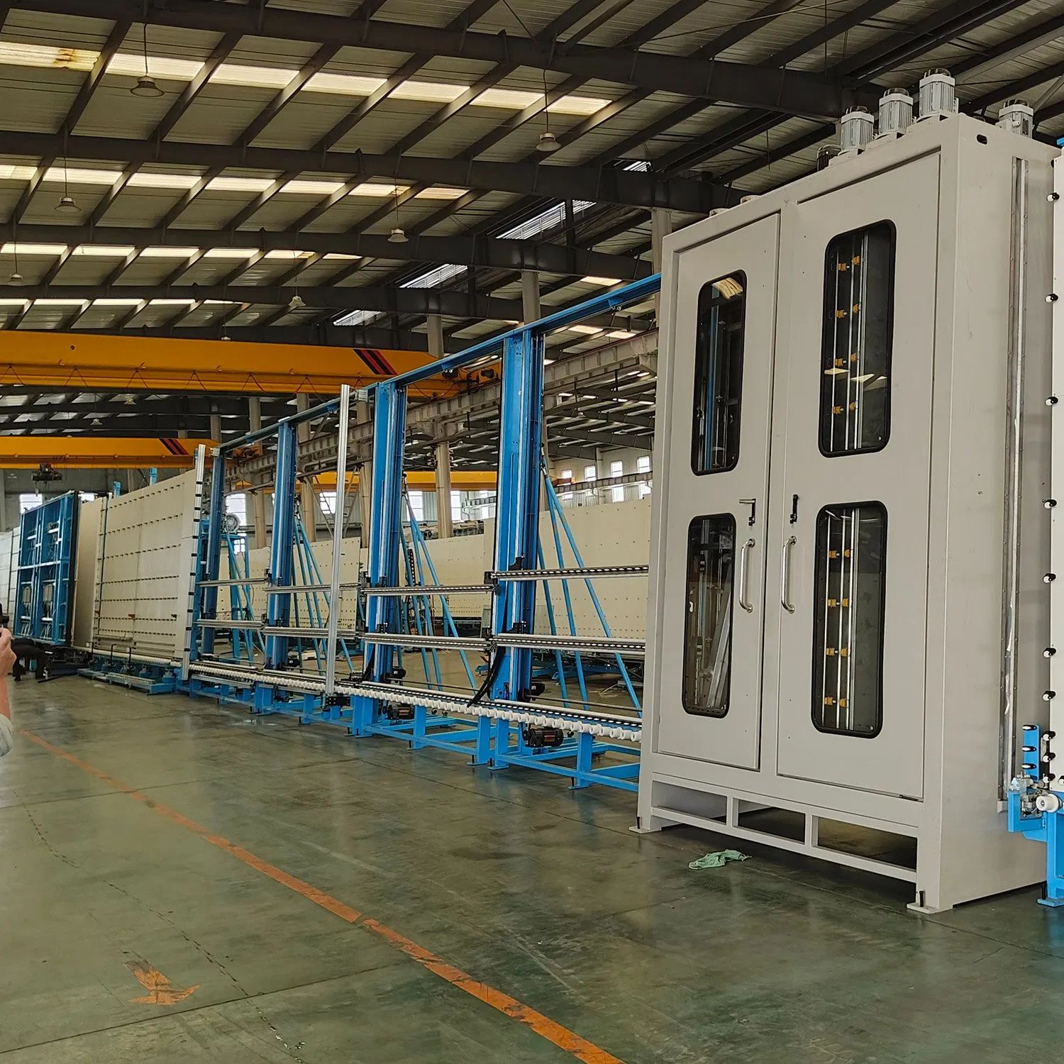 2026 Automatic Insulated Glass Double Beam Structure Anti-Pollution Processing Machinery