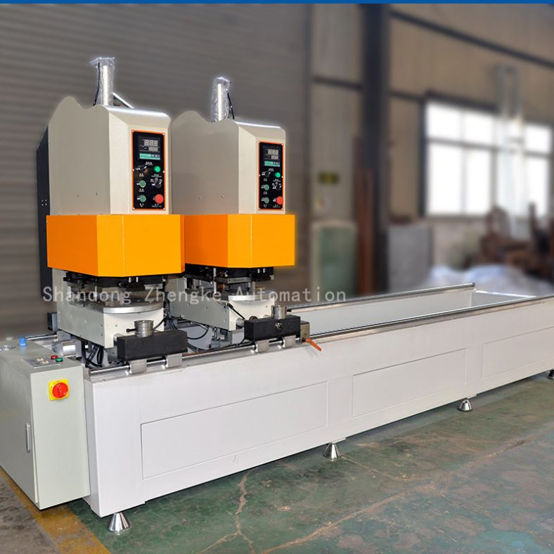 PVC UPVC Plastic Welding Fabrication Cleaning PVC Window Making Welding Machine Double Head Welding Machine PVC Window Door Processing Machinery Price for Sale