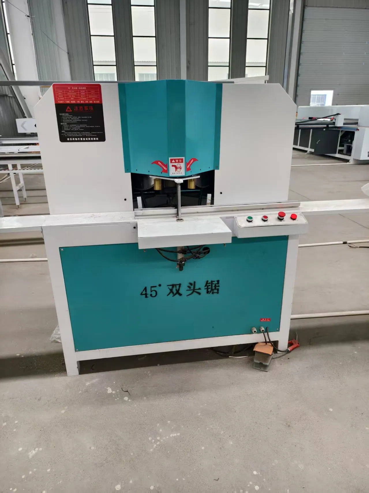 High Precision Double Head Saw Angle Cutter 45 Degree Aluminum Cutting Machine Quality PVC UPVC Slicer Motor Core Component