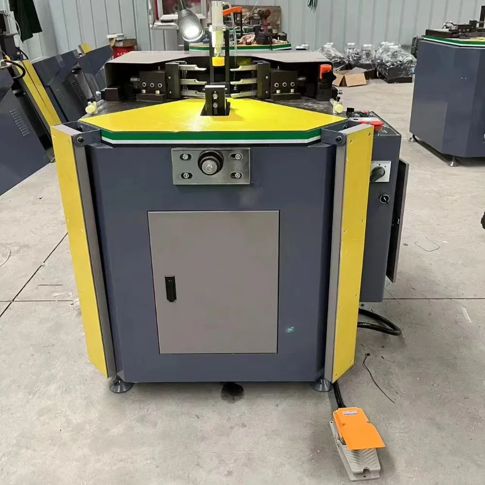 Window Profile Stamping Die Punching Mold Aluminum Corner Crimping Machine