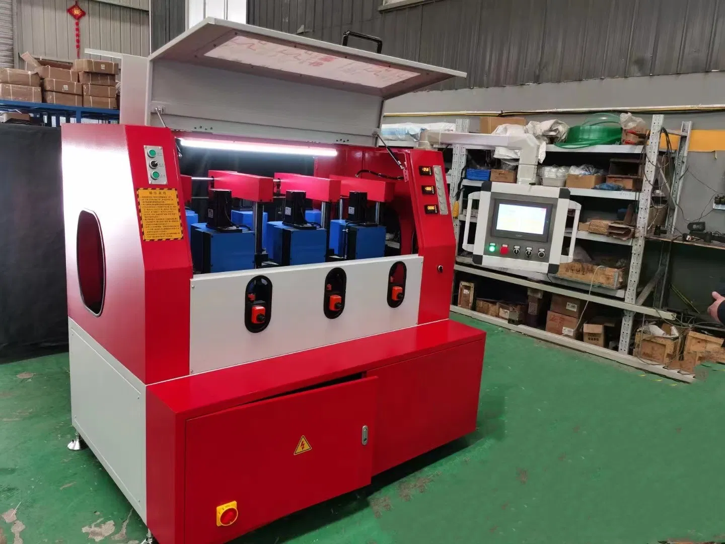 The High Precision Nine Axis CNC Rolling Compound Machine Is Suitable for Processing Aluminum Alloy Curtain Wall and Door and Window Profiles with Thermal Break