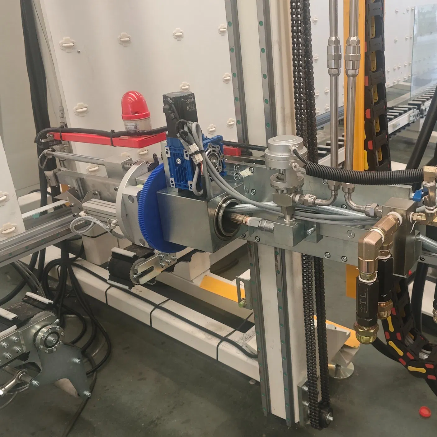 Curtain Wall Insulated Glass Sealing Machine for Double Glazing Glass Secondary Sealant Spreading